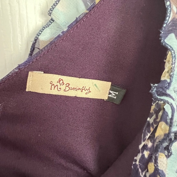 Bohemian Floral Print Mini Dress | M - Picture 4 of 11